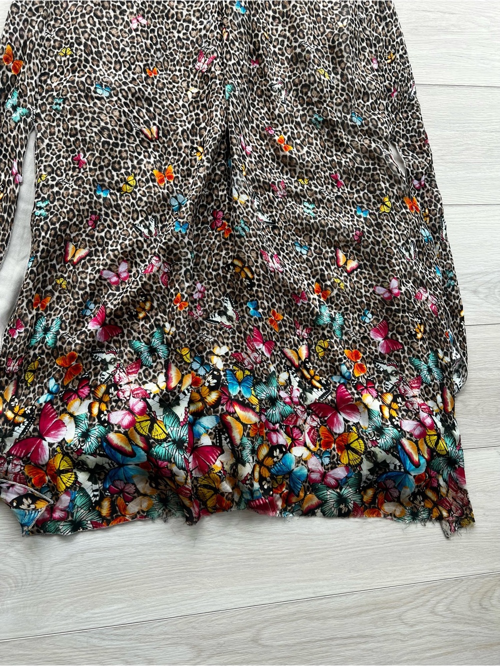Blumarine Cheetah Print Butterfly Silk Dress 🐆🦋 - Picture 2 of 10